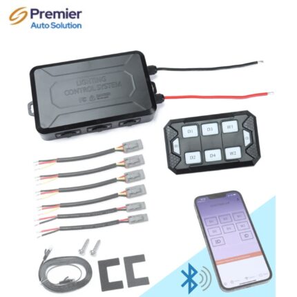 Auxillary Light Controller Box & Remote (Bluetooth)