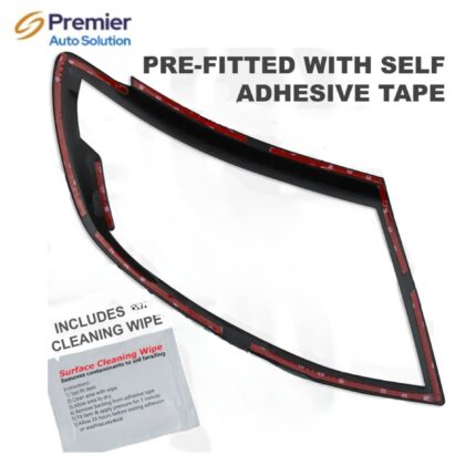 Headlight Surrounds - Matt Black - for Ford Ranger 2012-2015