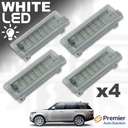 WHITE LED Door Courtesy Lights forLand Rover Discovery 5 (4pc)