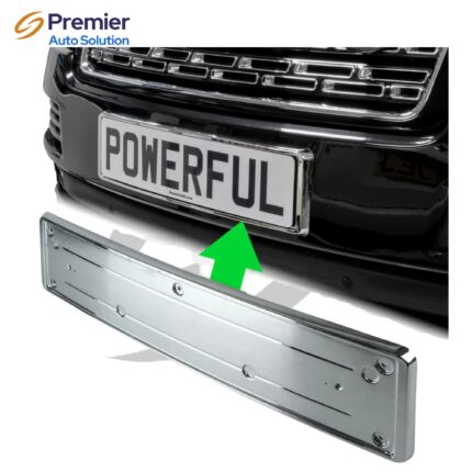 Front Number Plate Plinth - Chrome - for Land Rover Freelander 2