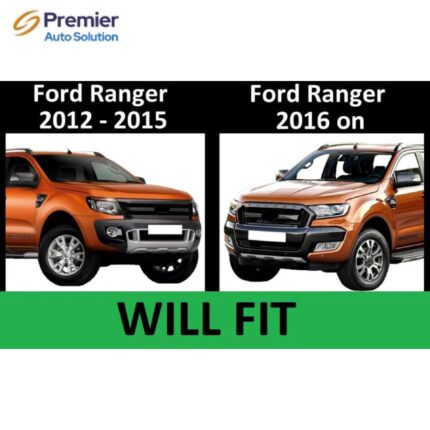 Rear Light Covers - Satin Black - for Ford Ranger 2012 on