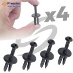 Eco-Friendly 4x Clips for Front Grille (Plastic Screw Rivet type) for Range Rover Velar for 2026
