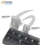 Premium Replacement White Plastic Tailgate Trim Retaining Clips for Range Rover Evoque - Genuine for 2028