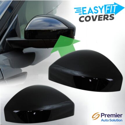 Mirror covers for Range Rover Evoque 2014+ - Gloss Black