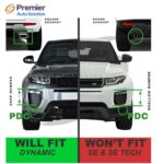 Eco-Friendly Front Bumper Lower Vents - Gloss Black for Range Rover Evoque 2016-19 - Top Quality